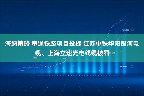 海纳策略 串通铁路项目投标 江苏中铁华阳银河电缆、上海立速光电线缆被罚